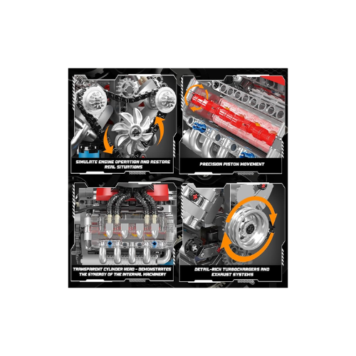 Lego V8 Engine